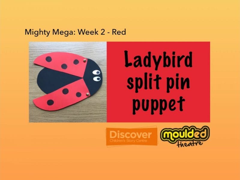 Ladybird split pin puppet