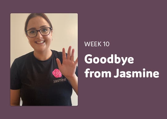 Goodbye from Jasmine