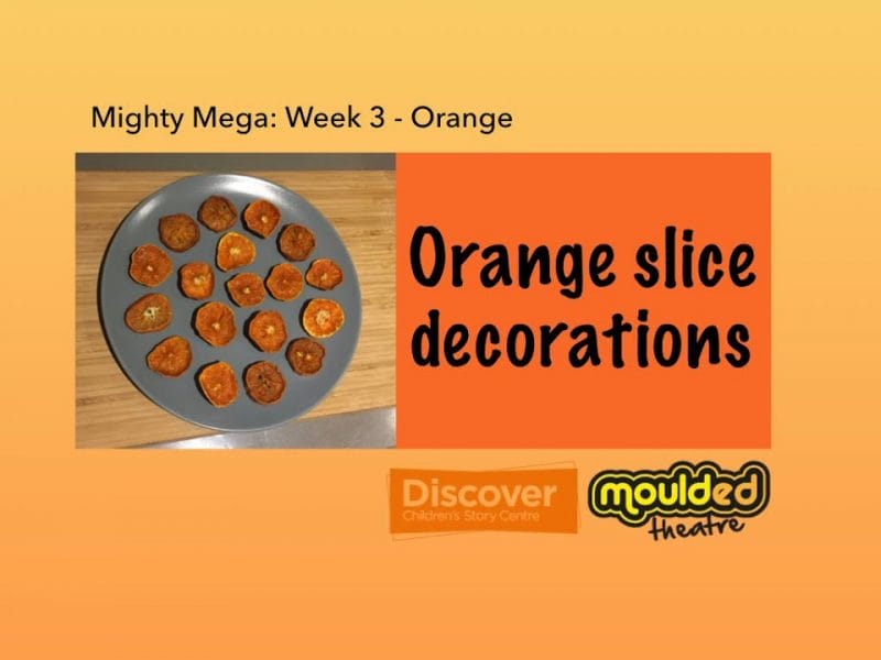 Orange slice decorations