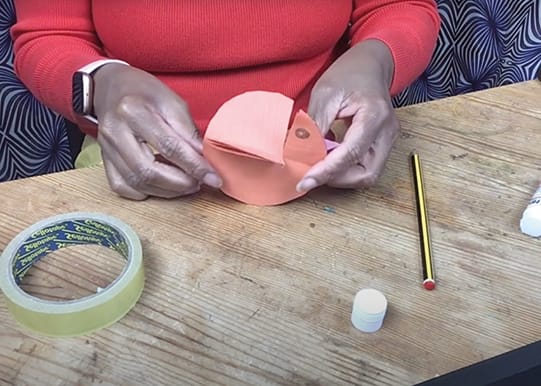 Make a paper chicken