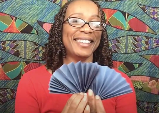 Make a paper fan