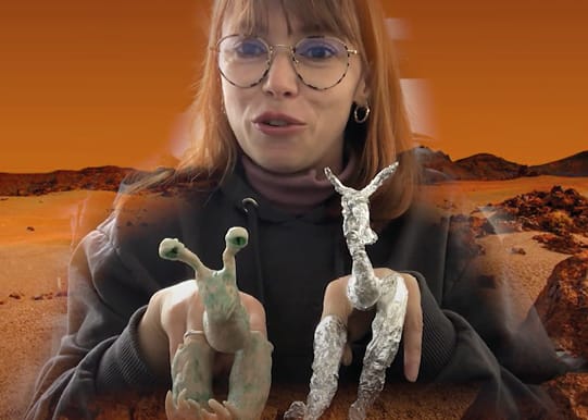 Alien puppets on Mars