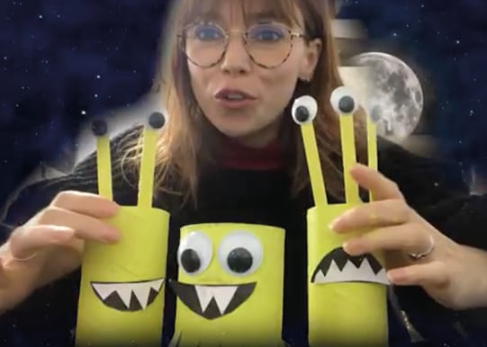 Colourful space creatures