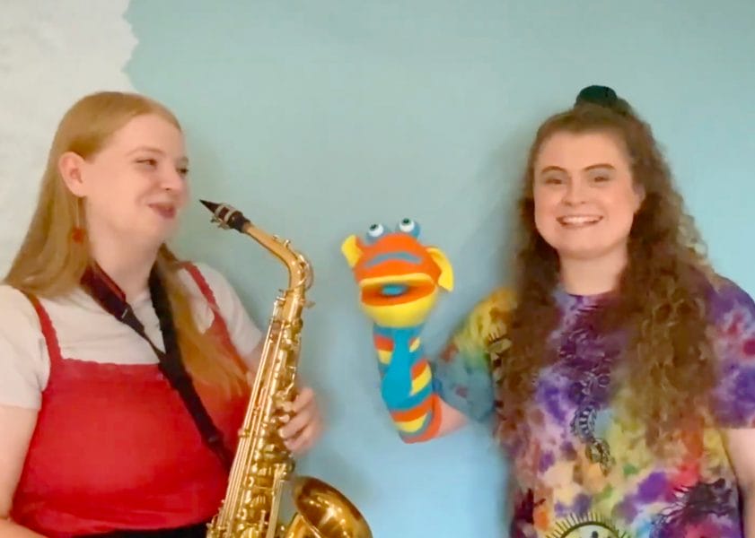 Sensory magic potions and saxophone sounds