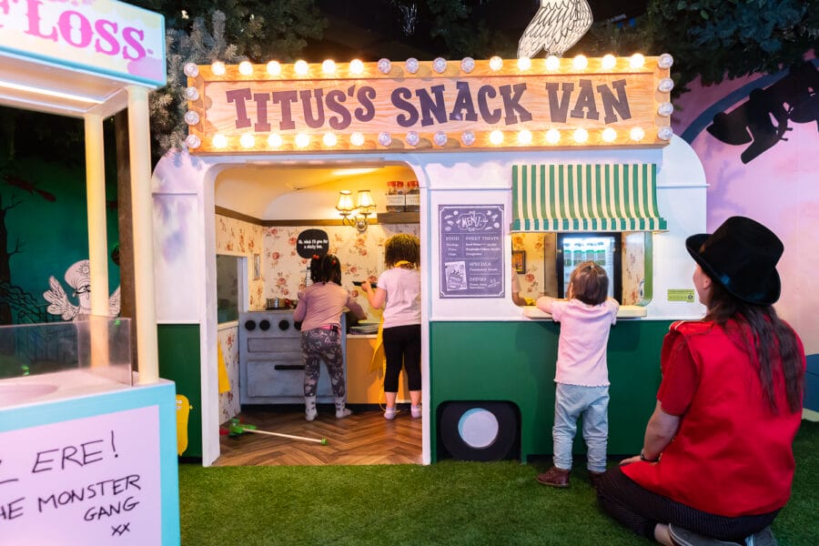 Serve at Titus's Snack Van